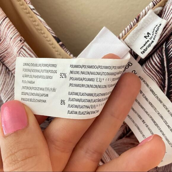 Somedays Lovin Spirit Flies Wrap One Piece Side Tie Swimwear Medium Women’s - Picture 8 of 10